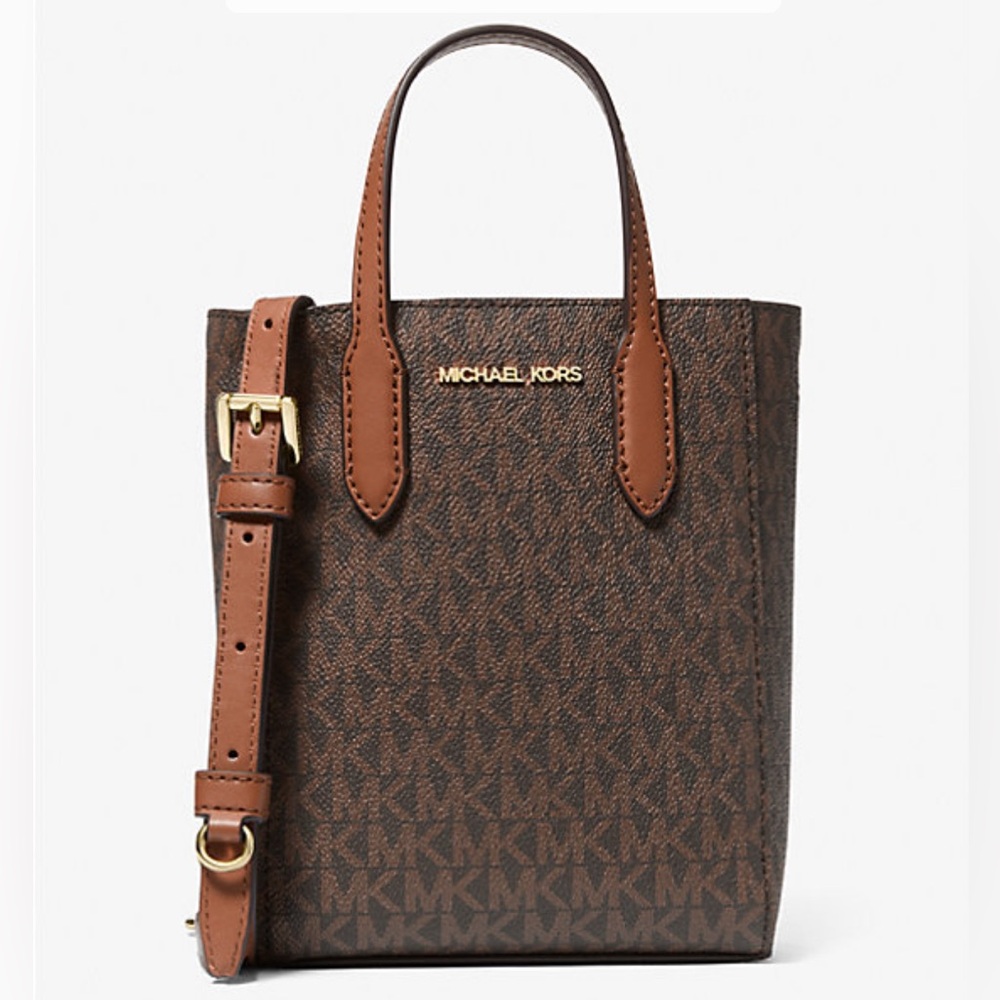 Michael Kors Vincent Brown Tote Bag - Picture 3 of 3